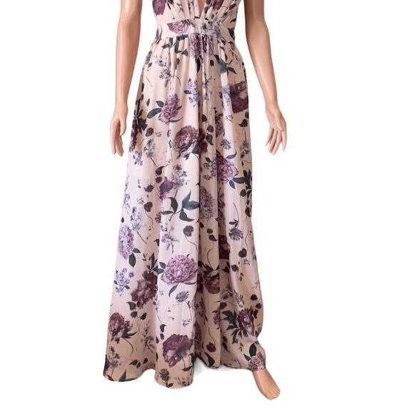 SHEIN Crisscross Back Floral Maxi Dress LARGE - Picture 8 of 14